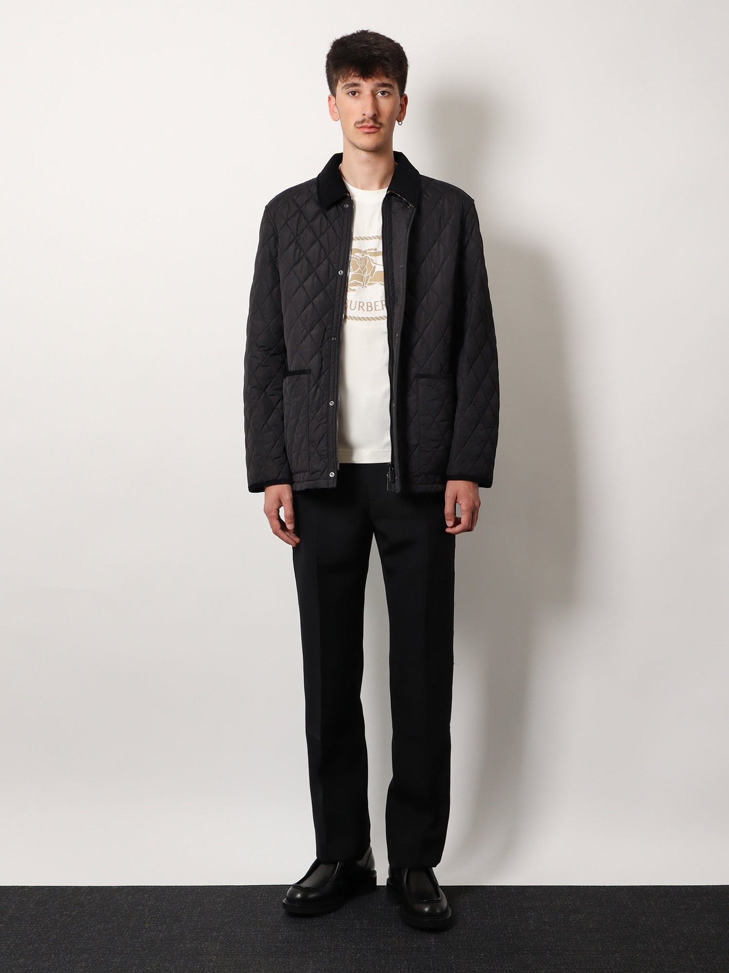 Burberry Men Seth Organic Cotton Blend T-Shirt BURBERRY