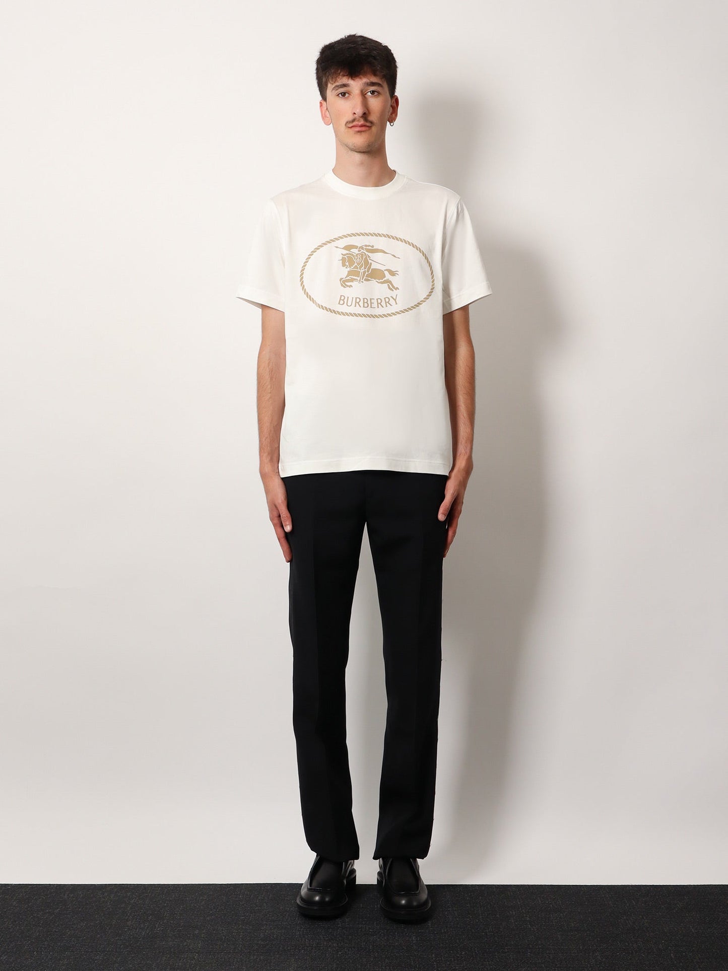 Burberry Men Seth Organic Cotton Blend T-Shirt BURBERRY