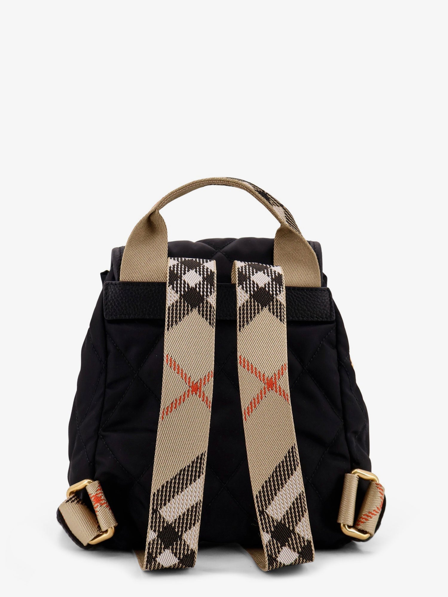 Burberry Women Mini Nylon Backpack With Leather Logo Patch BURBERRY