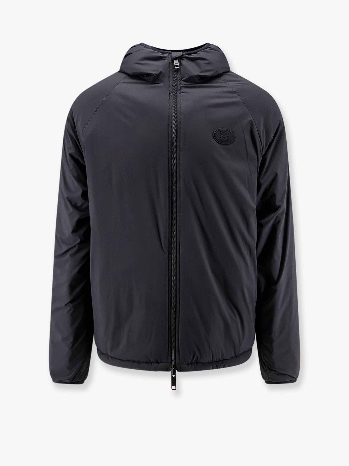 Burberry Men Dunwich Nylon Jacket With Ekd Patch BURBERRY