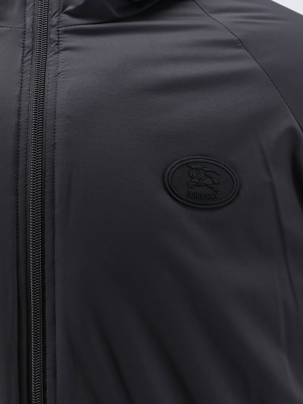 Burberry Men Dunwich Nylon Jacket With Ekd Patch BURBERRY