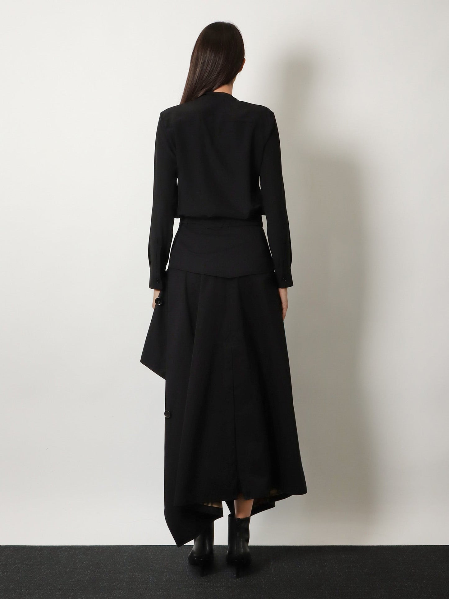 Burberry Women Heather Asymmetrical Trench Skirt BURBERRY