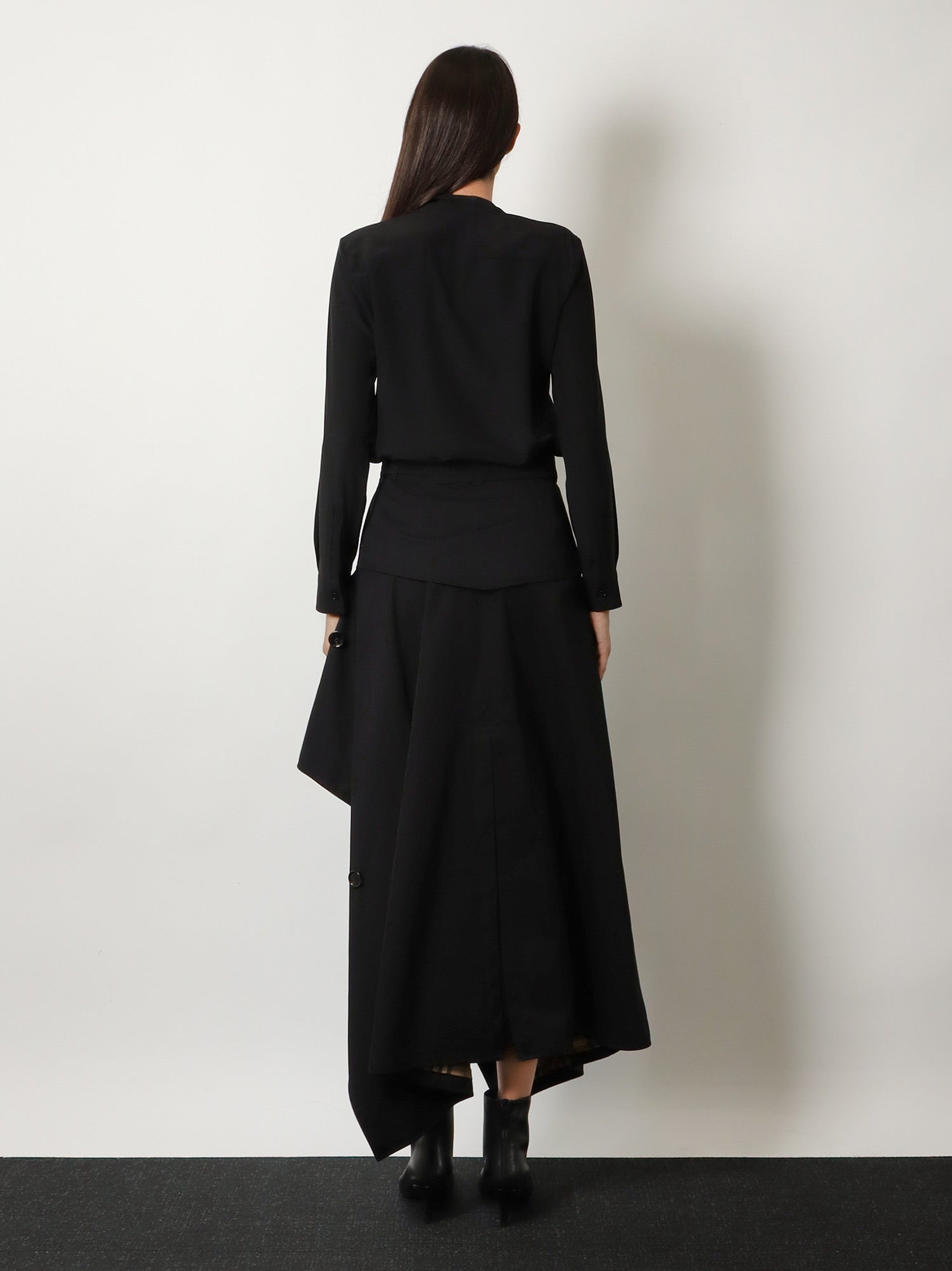 Burberry Women Heather Asymmetrical Trench Skirt BURBERRY