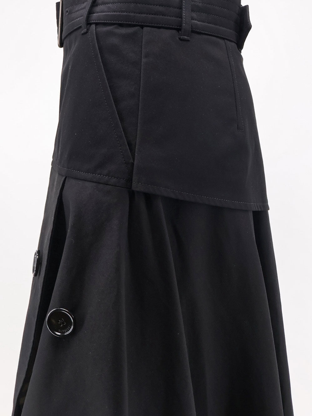 Burberry Women Heather Asymmetrical Trench Skirt BURBERRY