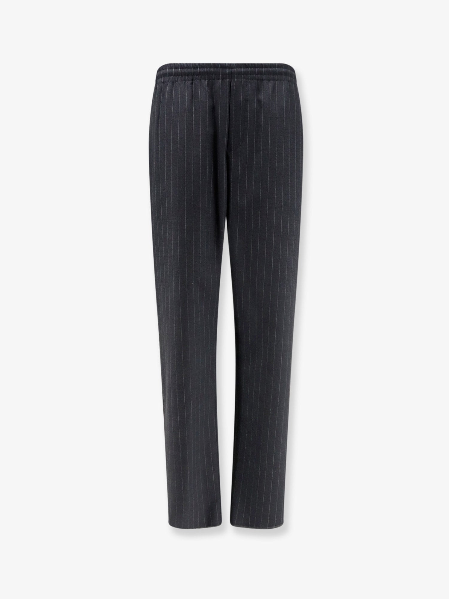 Burberry Men Wool Trousers With Drawstring BURBERRY