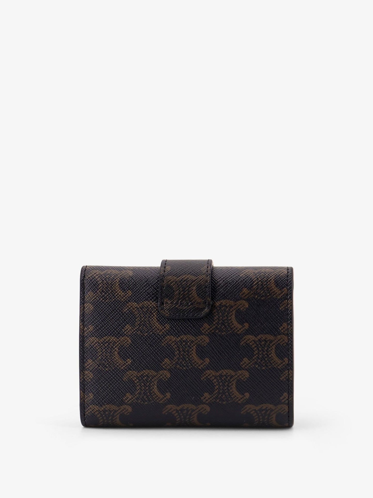 Celine Women Trifold Triomphe Coated Canvas Wallet CELINE