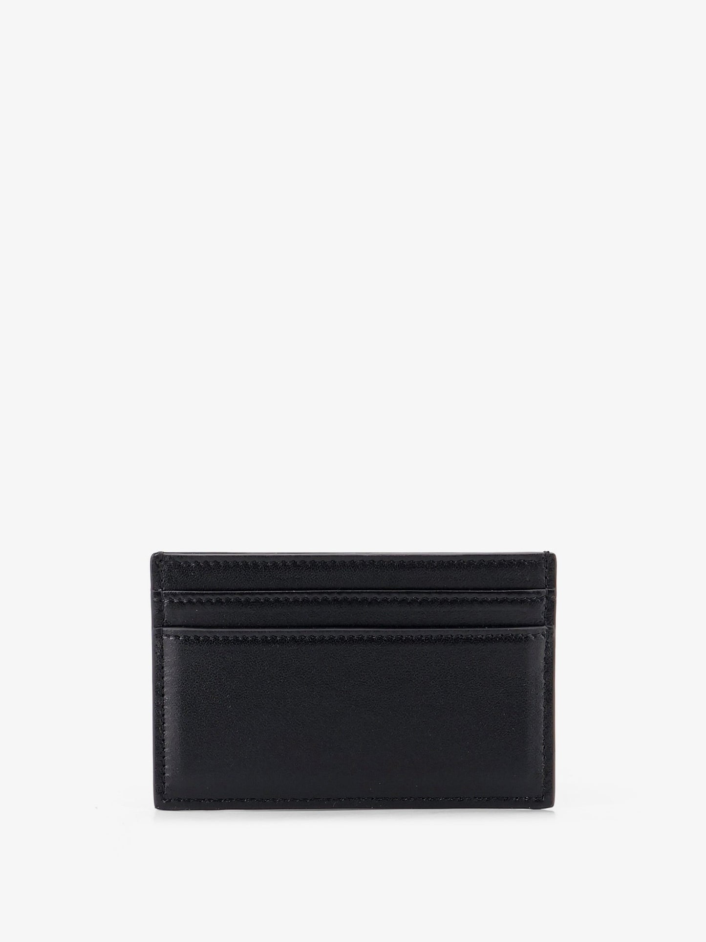 Celine Men Leather Card Holder With Front Logo Print CELINE