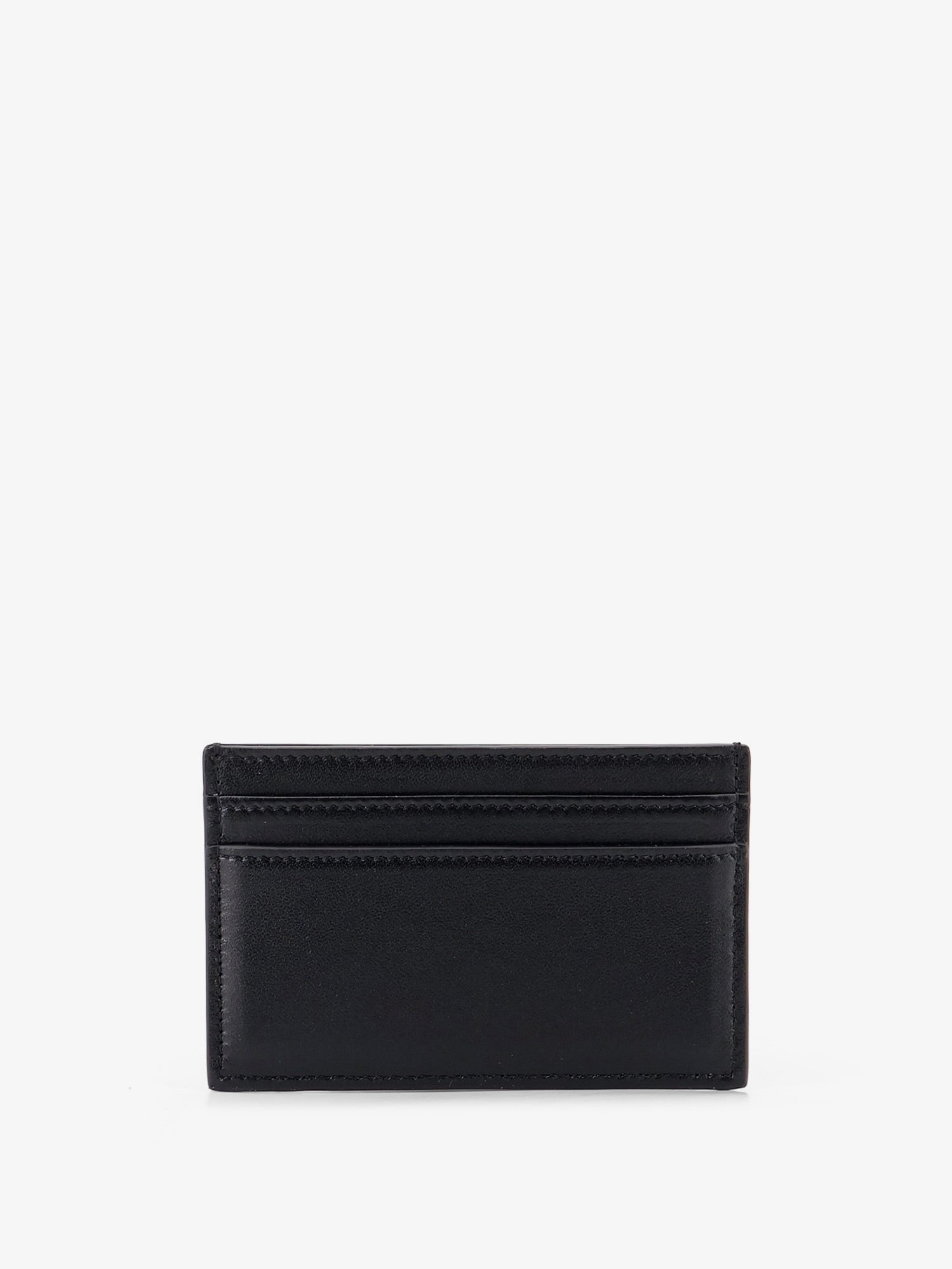 Celine Men Leather Card Holder With Front Logo Print CELINE
