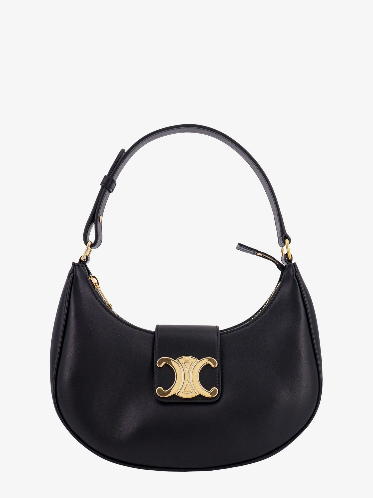 Celine Women Medium Ava Triomphe Leather Shoulder Bag CELINE