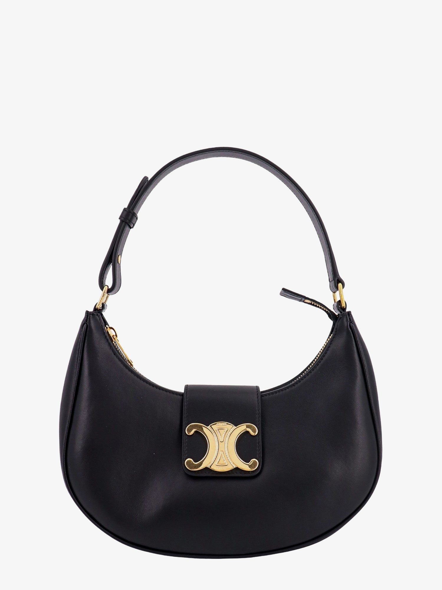Celine Women Medium Ava Triomphe Leather Shoulder Bag CELINE