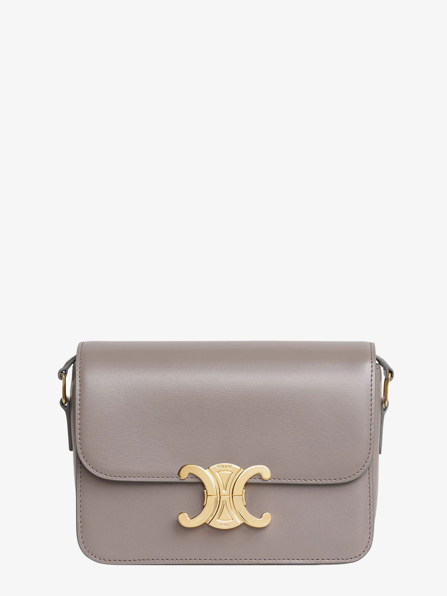 Celine Women Teen Triomphe Leather Crossbody Bag CELINE