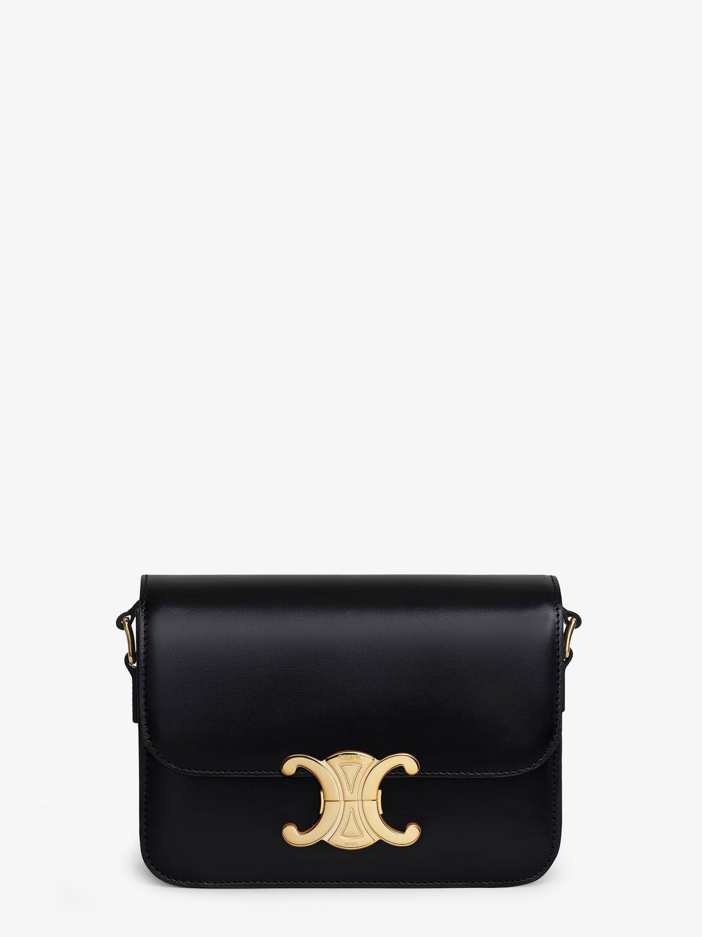 Celine Women Teen Triomphe Leather Crossbody Bag CELINE