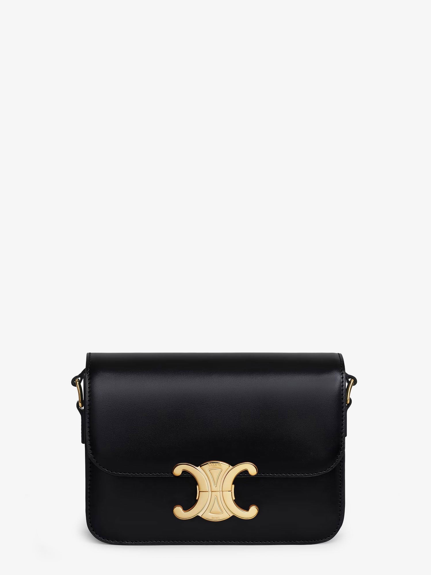 Celine Women Teen Triomphe Leather Crossbody Bag CELINE