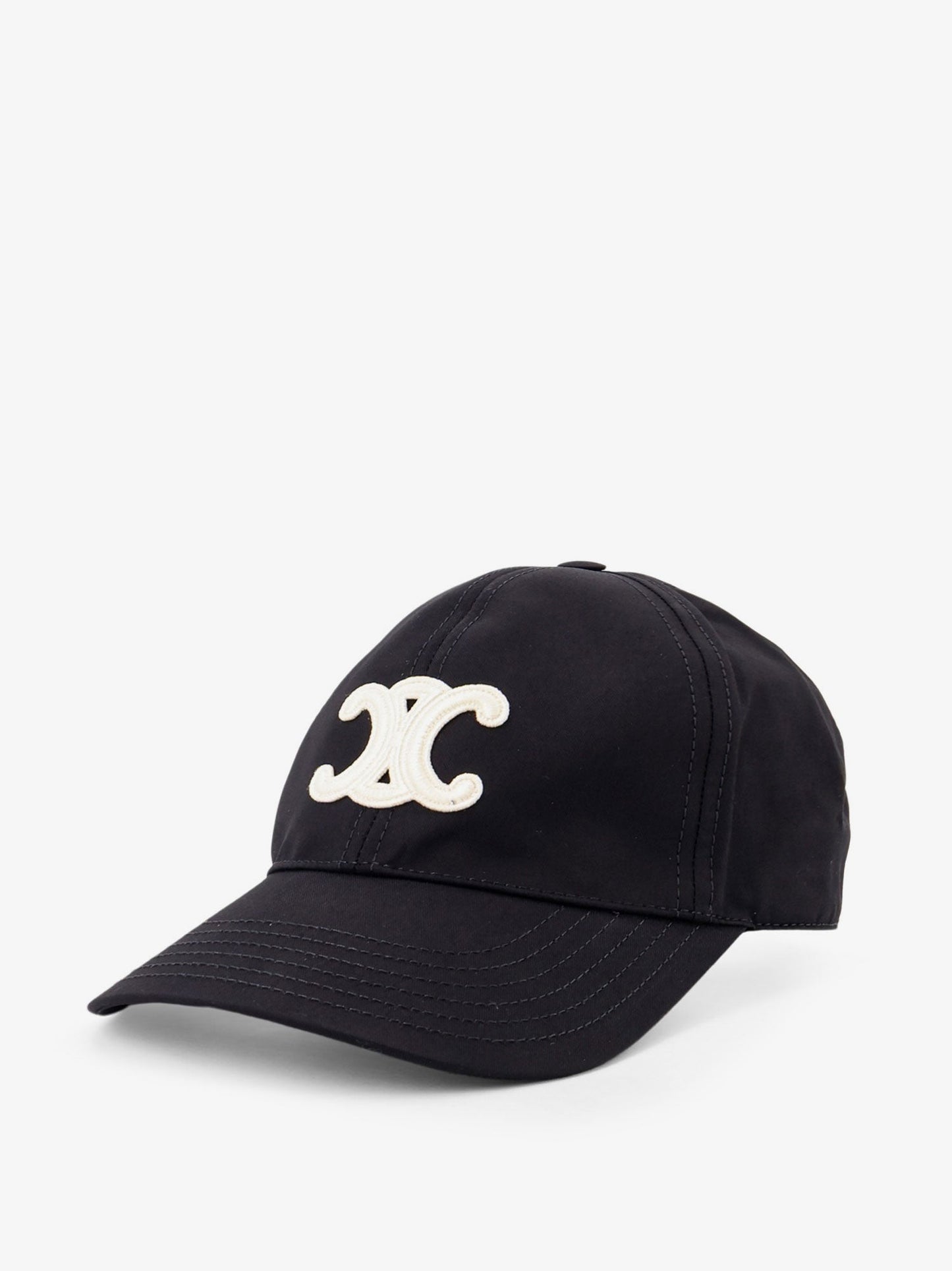 Celine Women Triomphe Cotton Baseball Hat CELINE