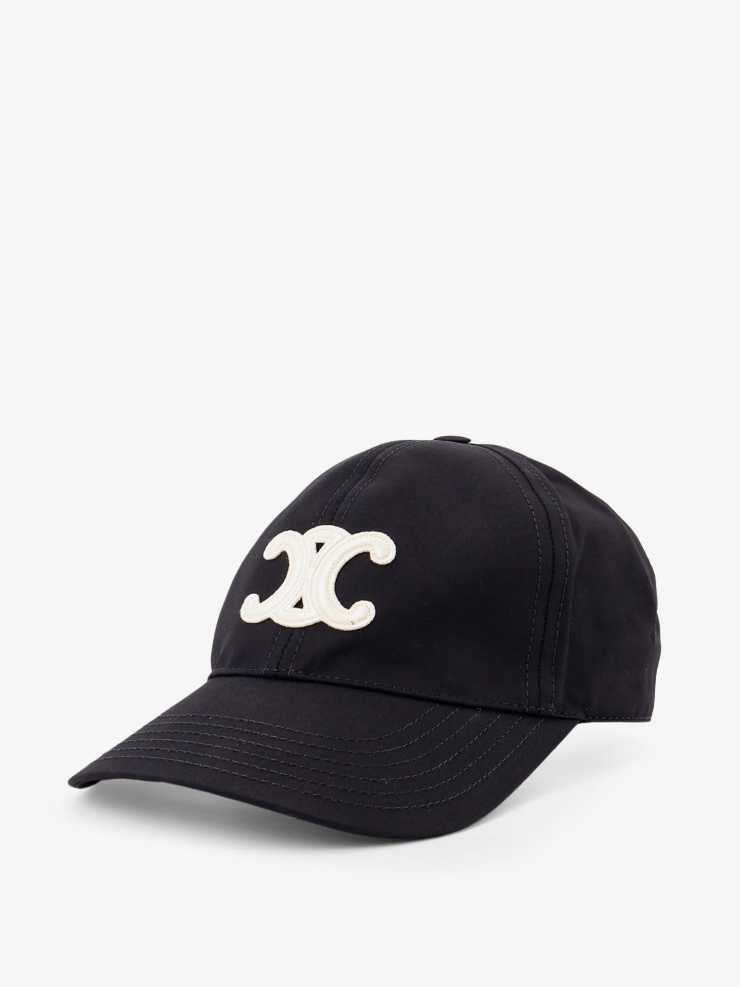 Celine Women Triomphe Cotton Baseball Hat CELINE