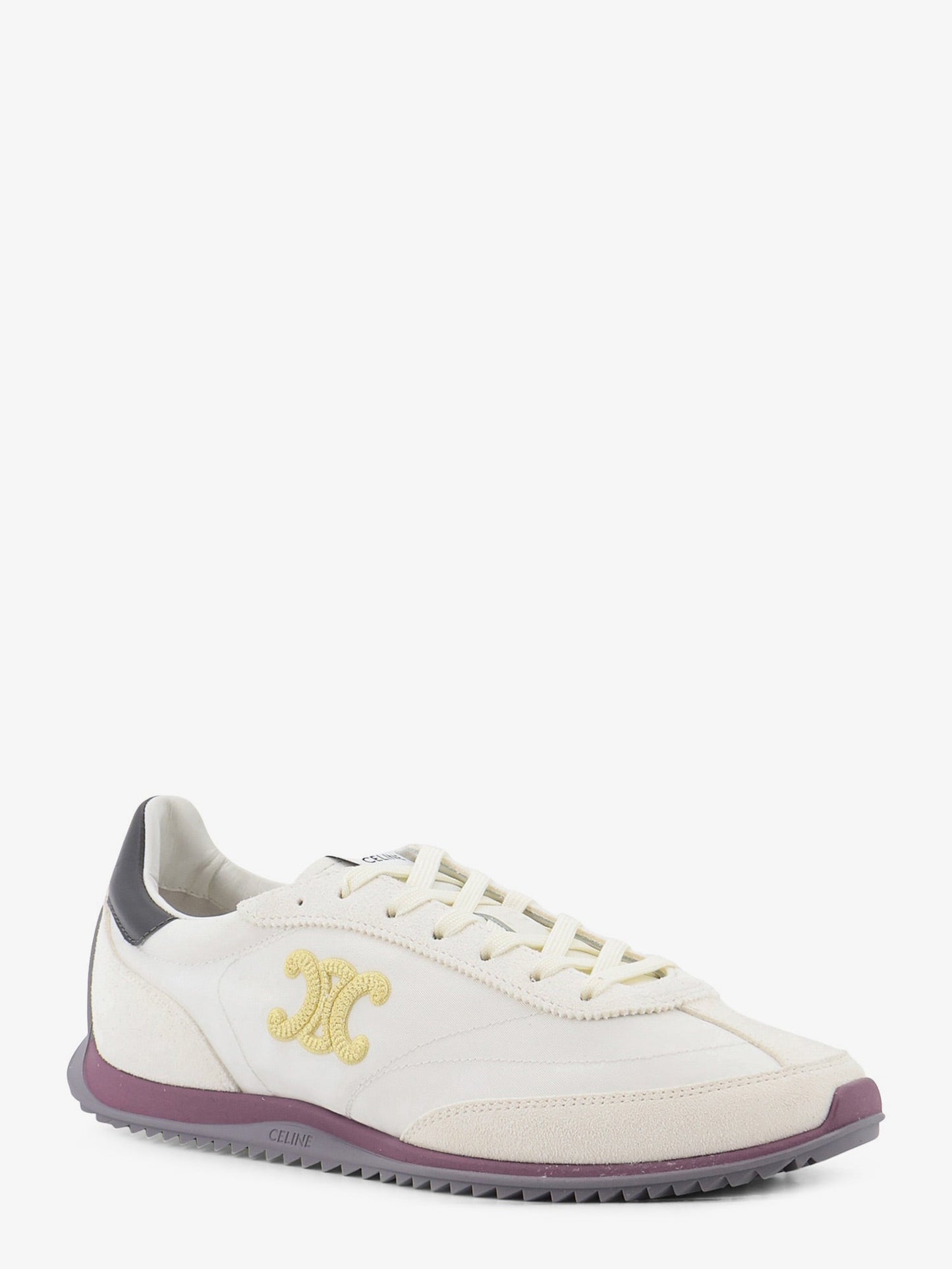 Celine Women Racer Nylon And Suede Sneakers CELINE