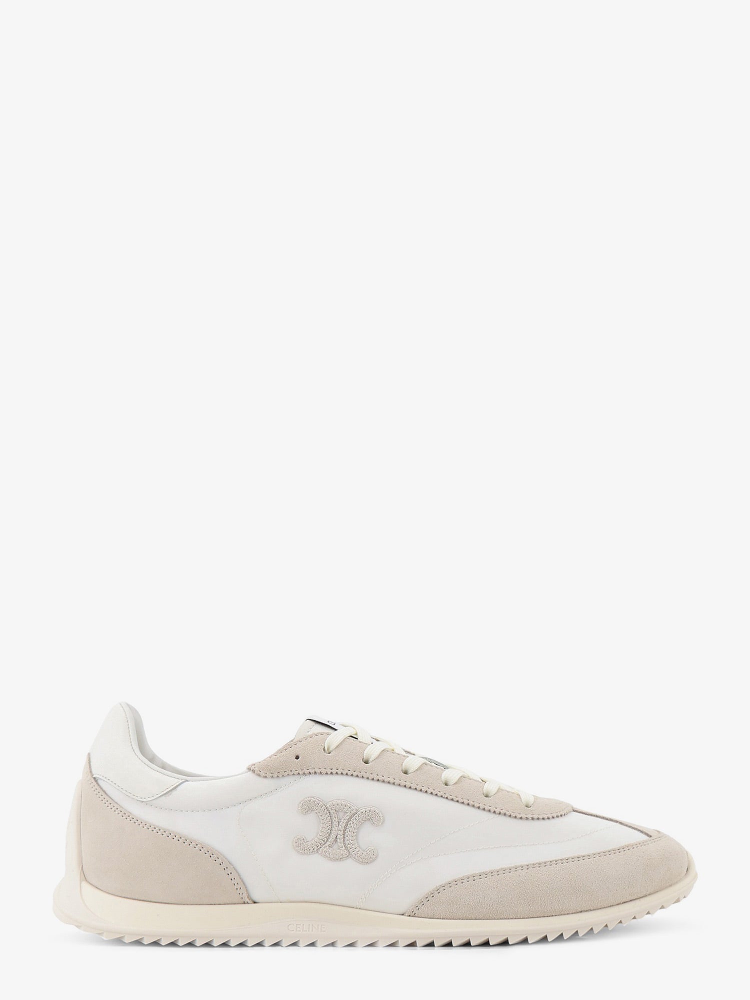 Celine Men Nylon Racer Sneakers With Triomphe Logo On The Side CELINE