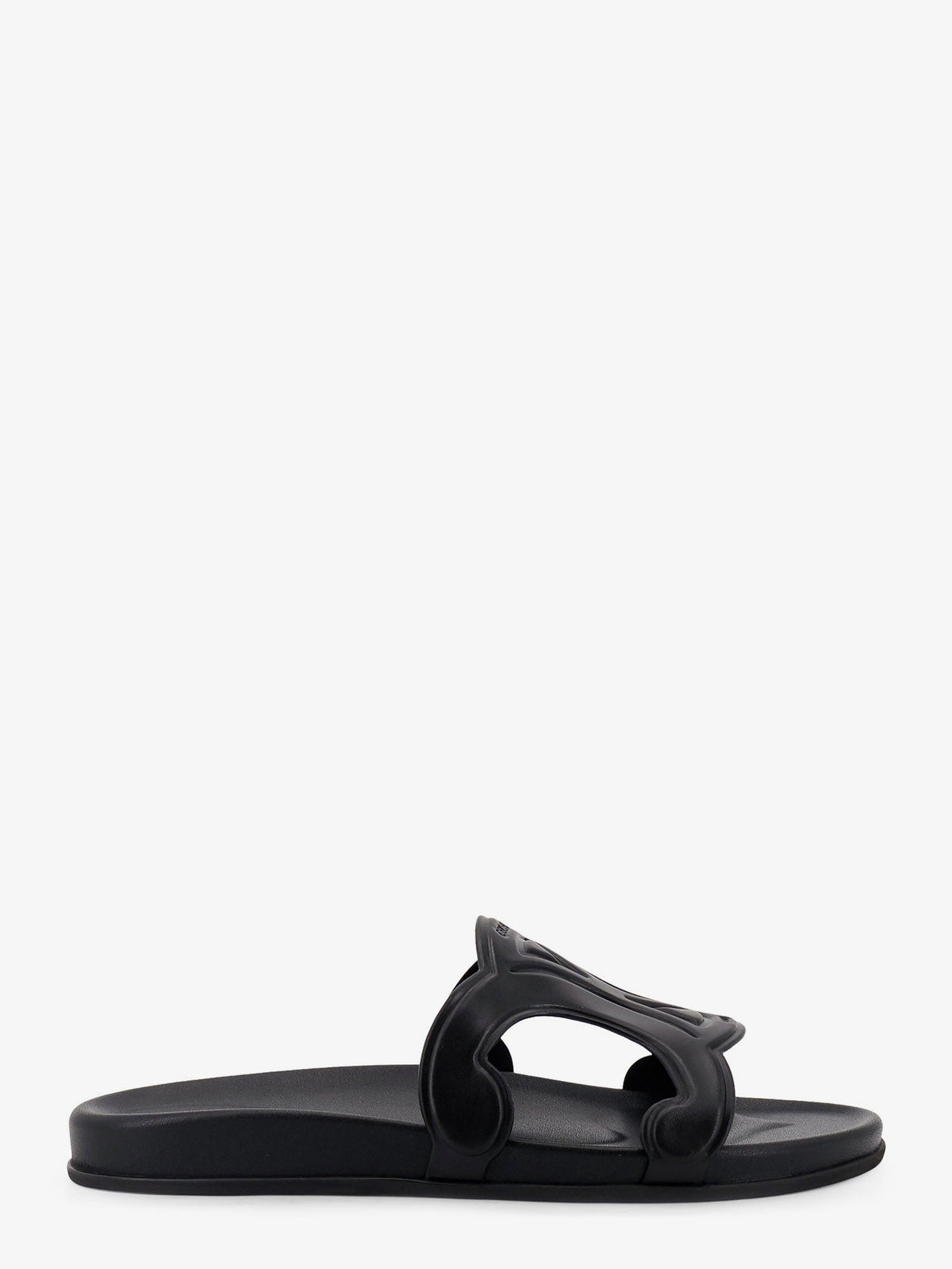 Celine Men Triomphe Slide Leather Sandals CELINE