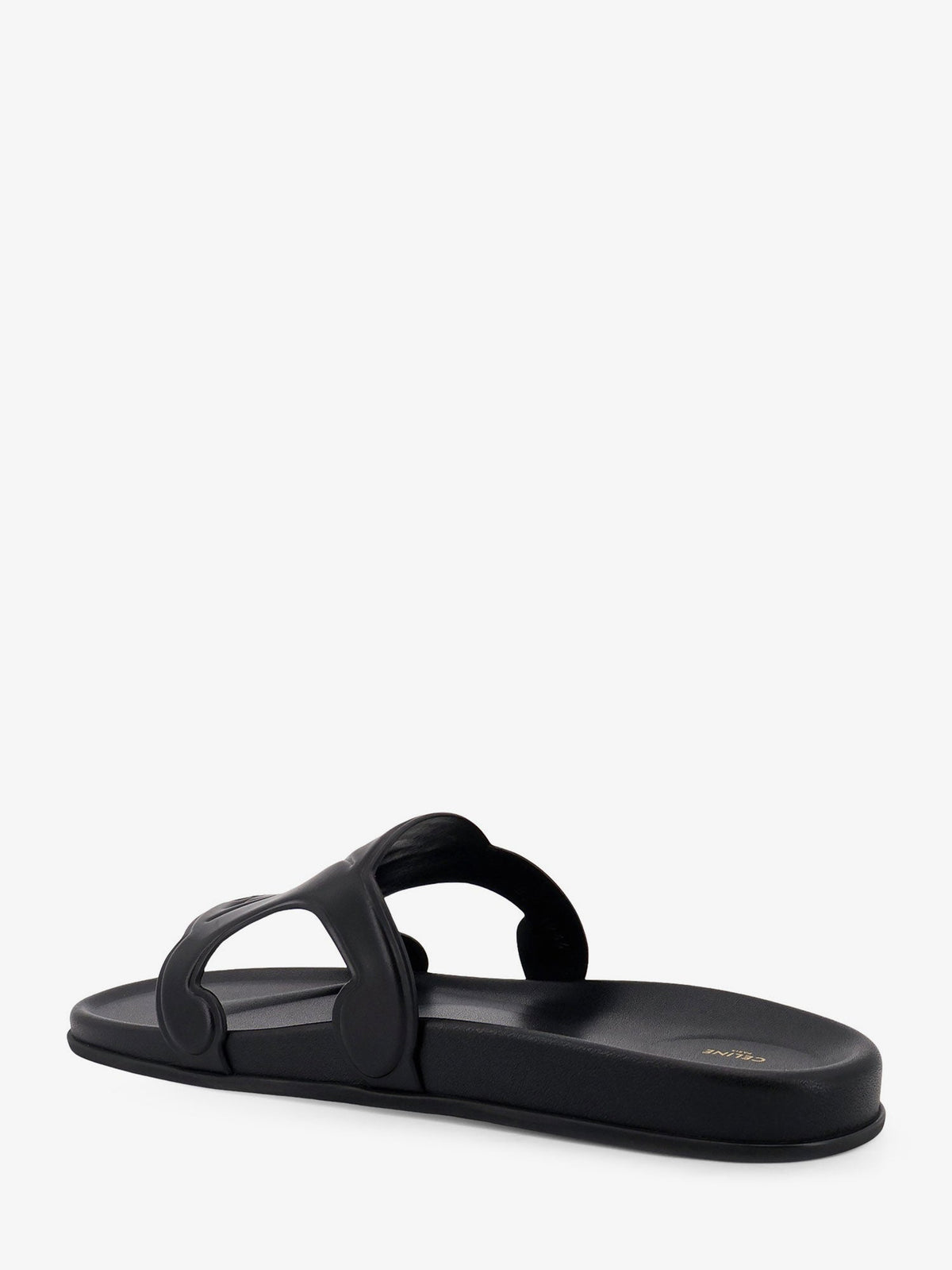 Celine Men Triomphe Slide Leather Sandals CELINE