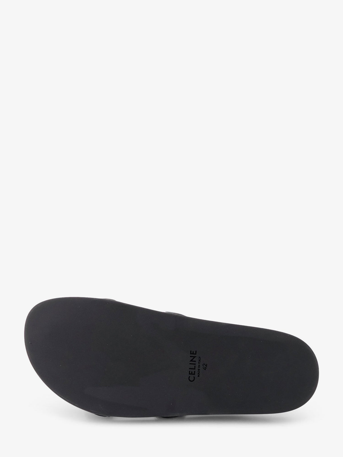 Celine Men Triomphe Slide Leather Sandals CELINE