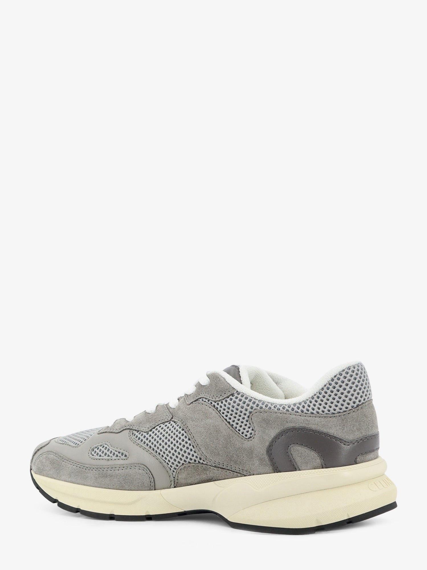 Celine Men Runner Mesh And Suede Sneakers With Side Logo CELINE