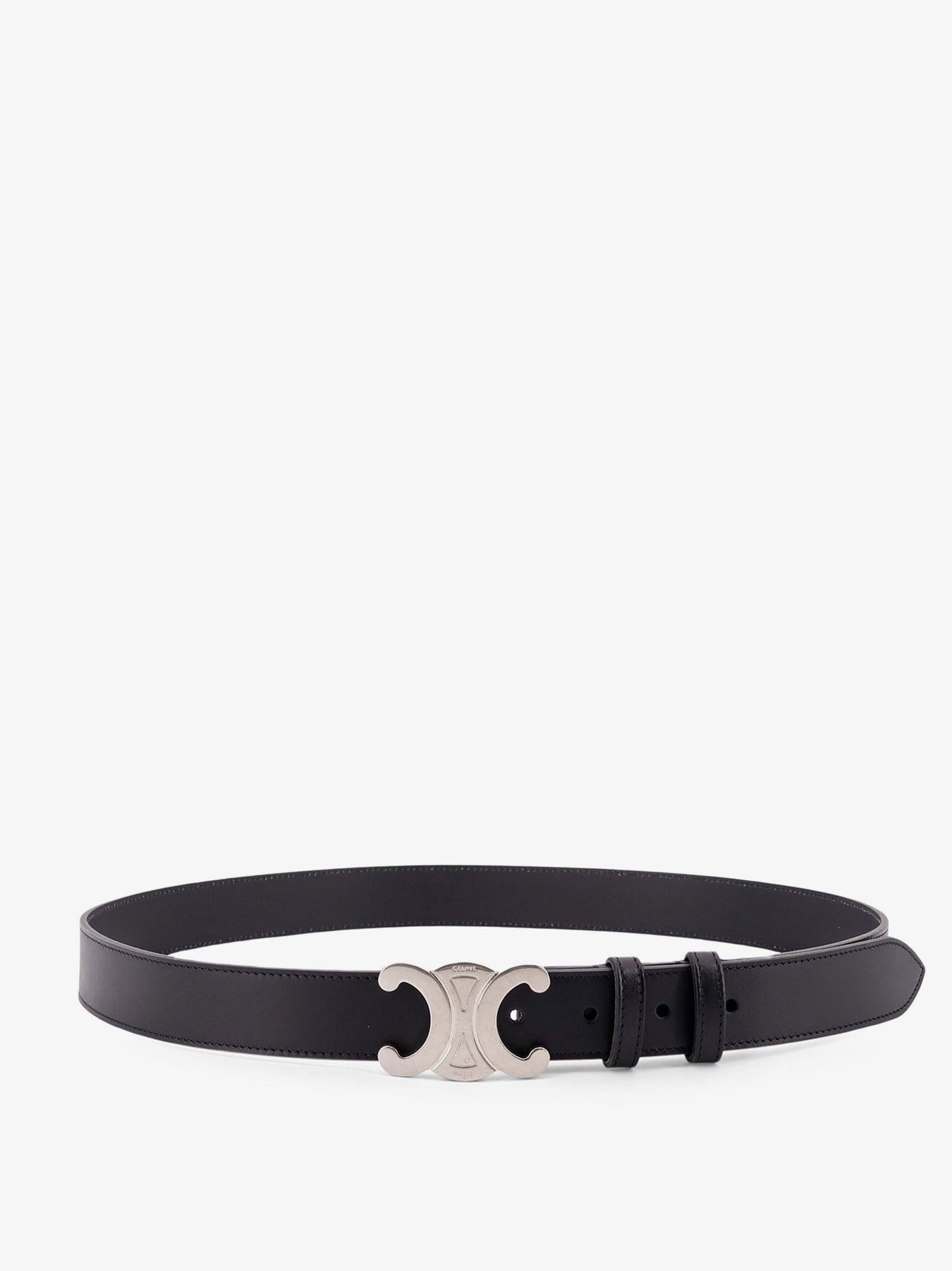 Celine Men Triomphe Leather Belt CELINE