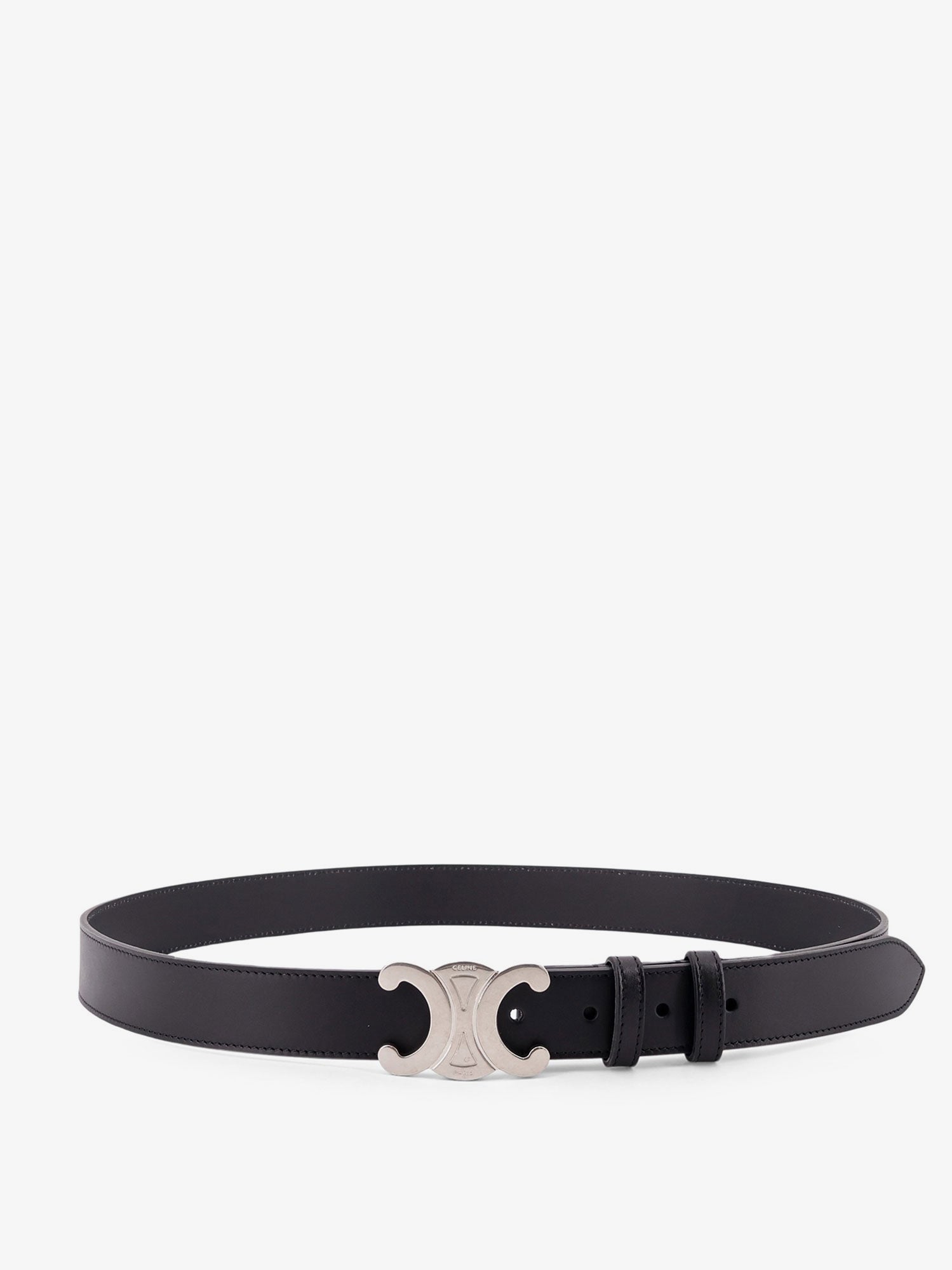 Celine Men Triomphe Leather Belt CELINE