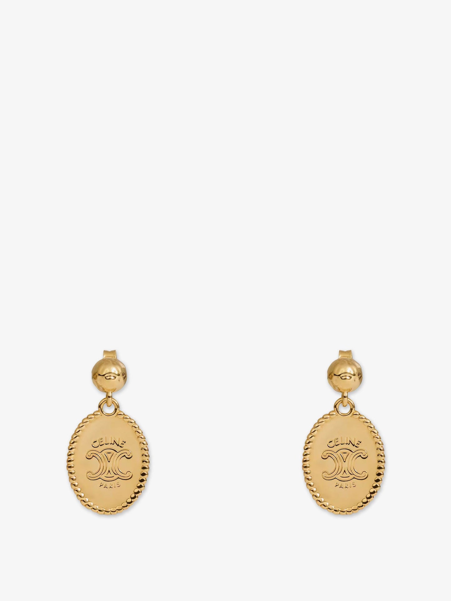 Celine Women Brass Earrings With Gold Finish CELINE