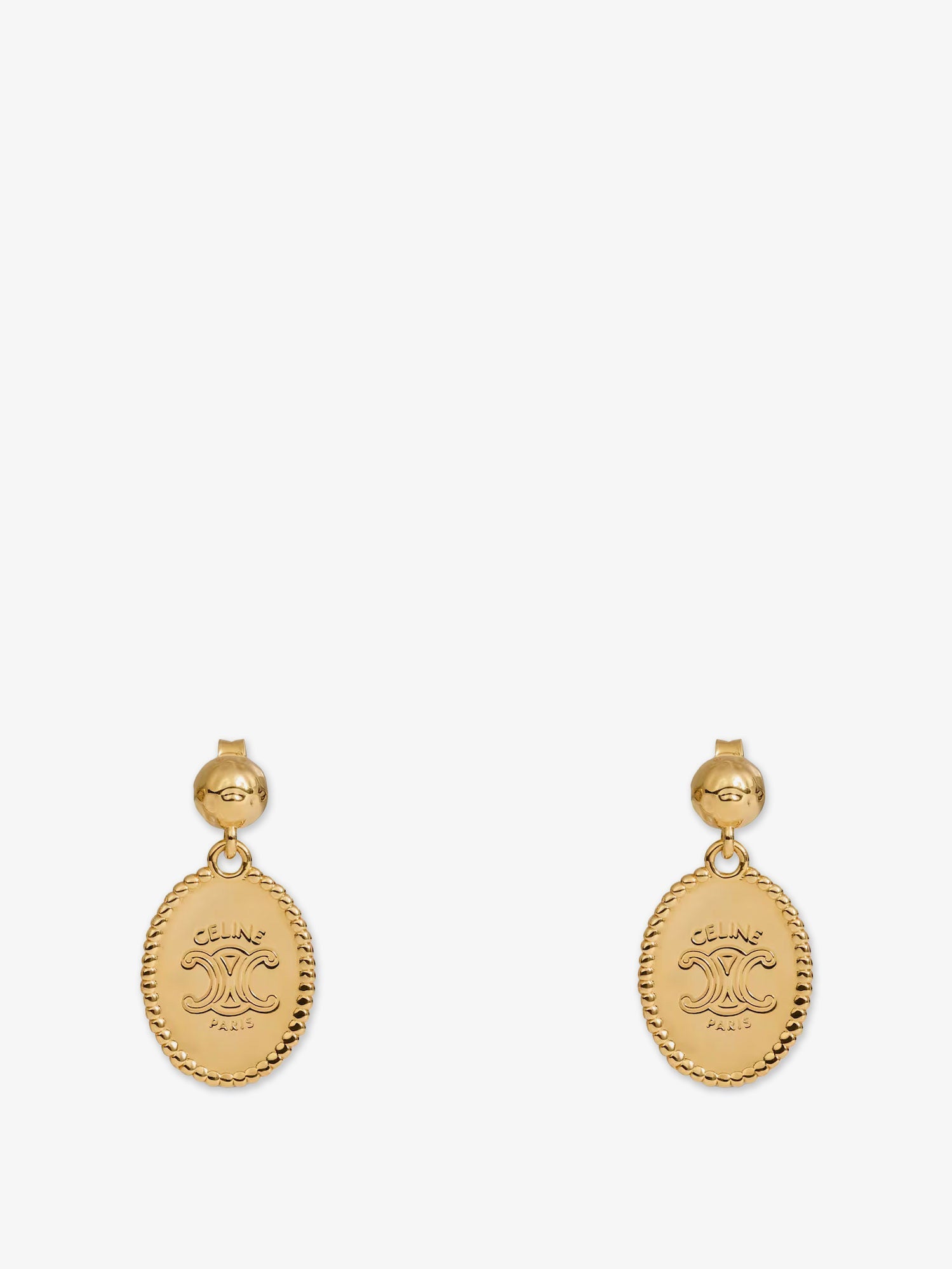 Celine Women Brass Earrings With Gold Finish CELINE
