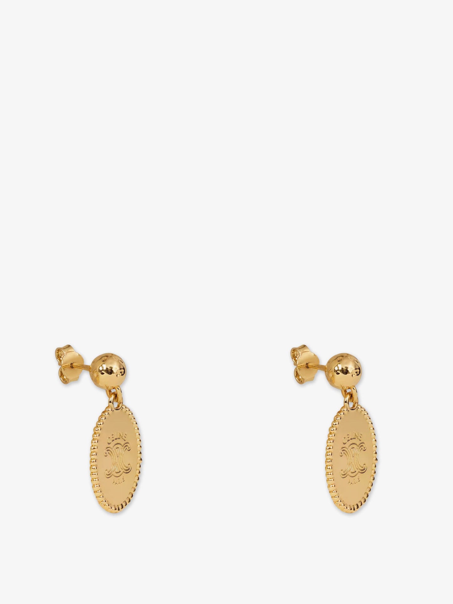 Celine Women Brass Earrings With Gold Finish CELINE