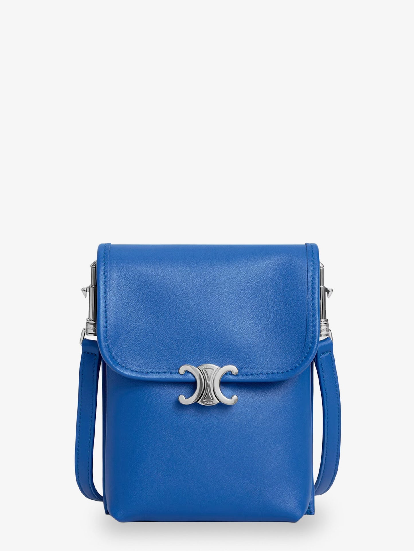 Celine Men Soft Triomphe Leather Shoulder Bag CELINE
