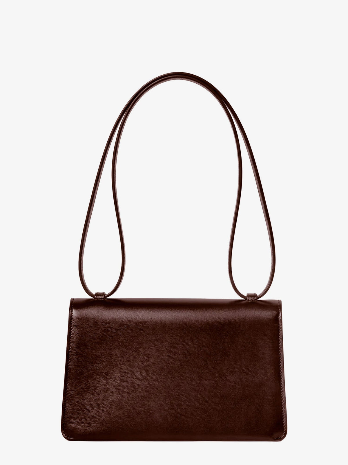 Celine Women Le 17 Leather Shoulder Bag With Metal Triomphe Closure CELINE