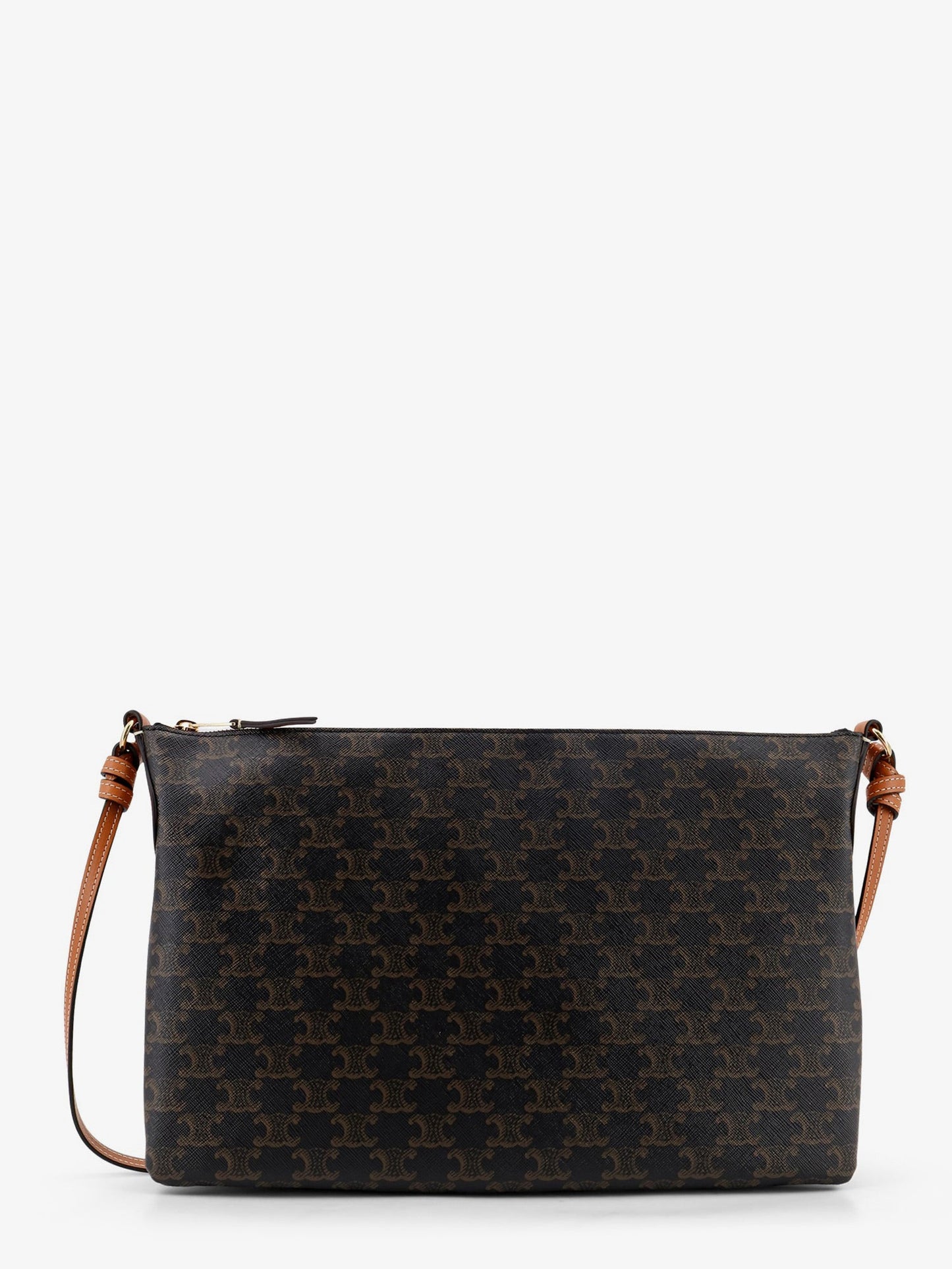 Celine Women Duo Triomphe Canvas Shoulder Bag CELINE