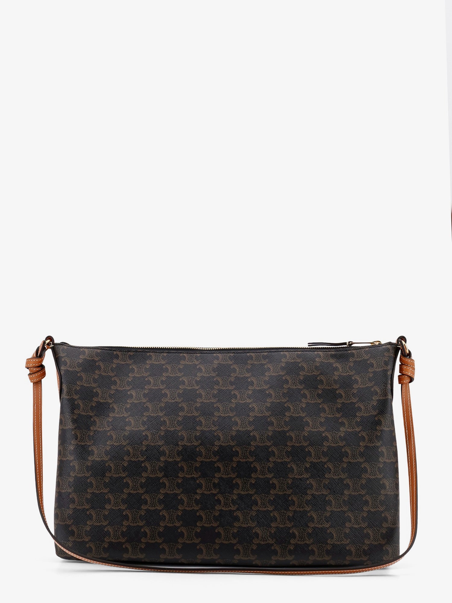 Celine Women Duo Triomphe Canvas Shoulder Bag CELINE