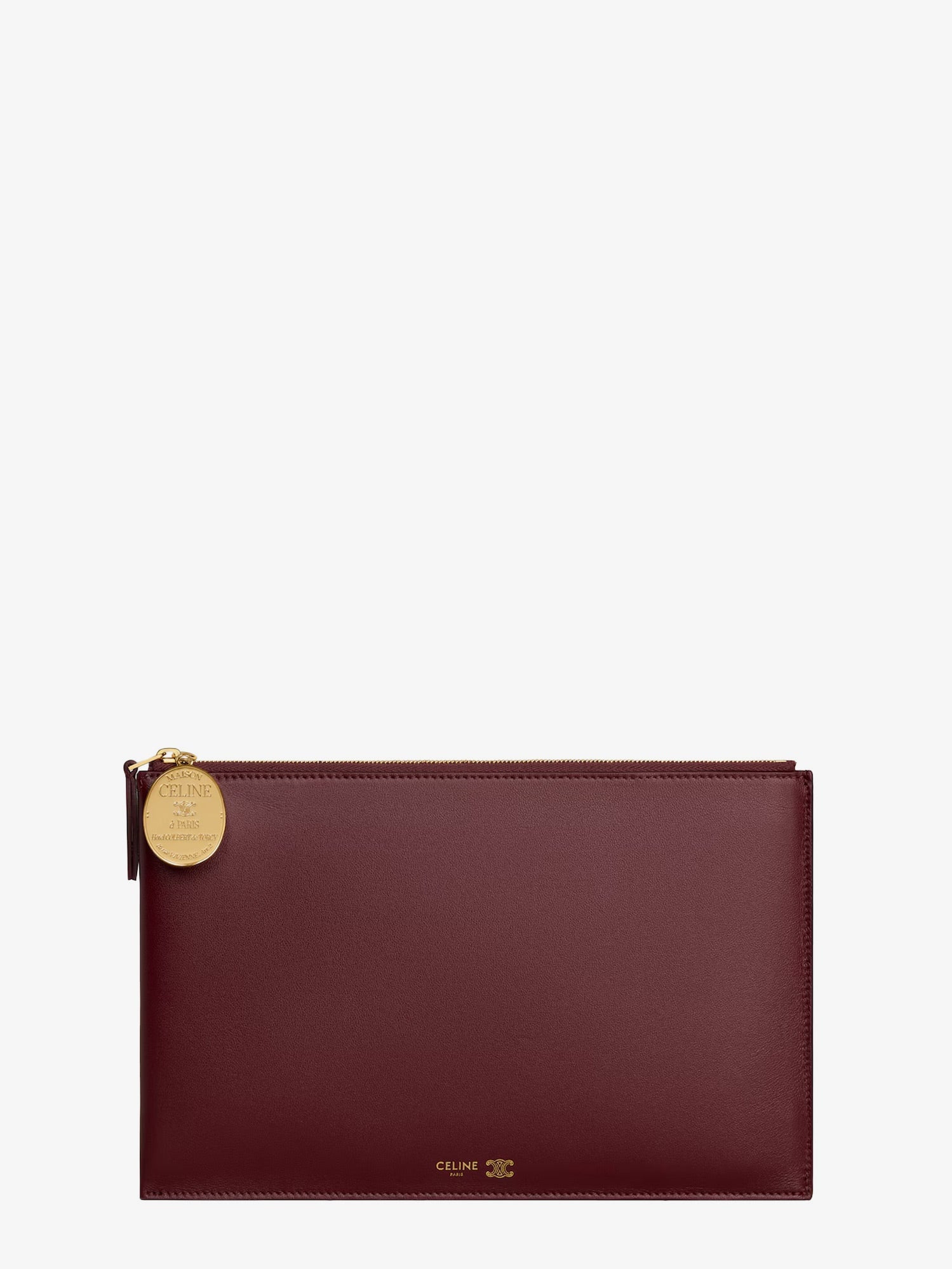 Celine Women Duo Leather Clutch Bag CELINE