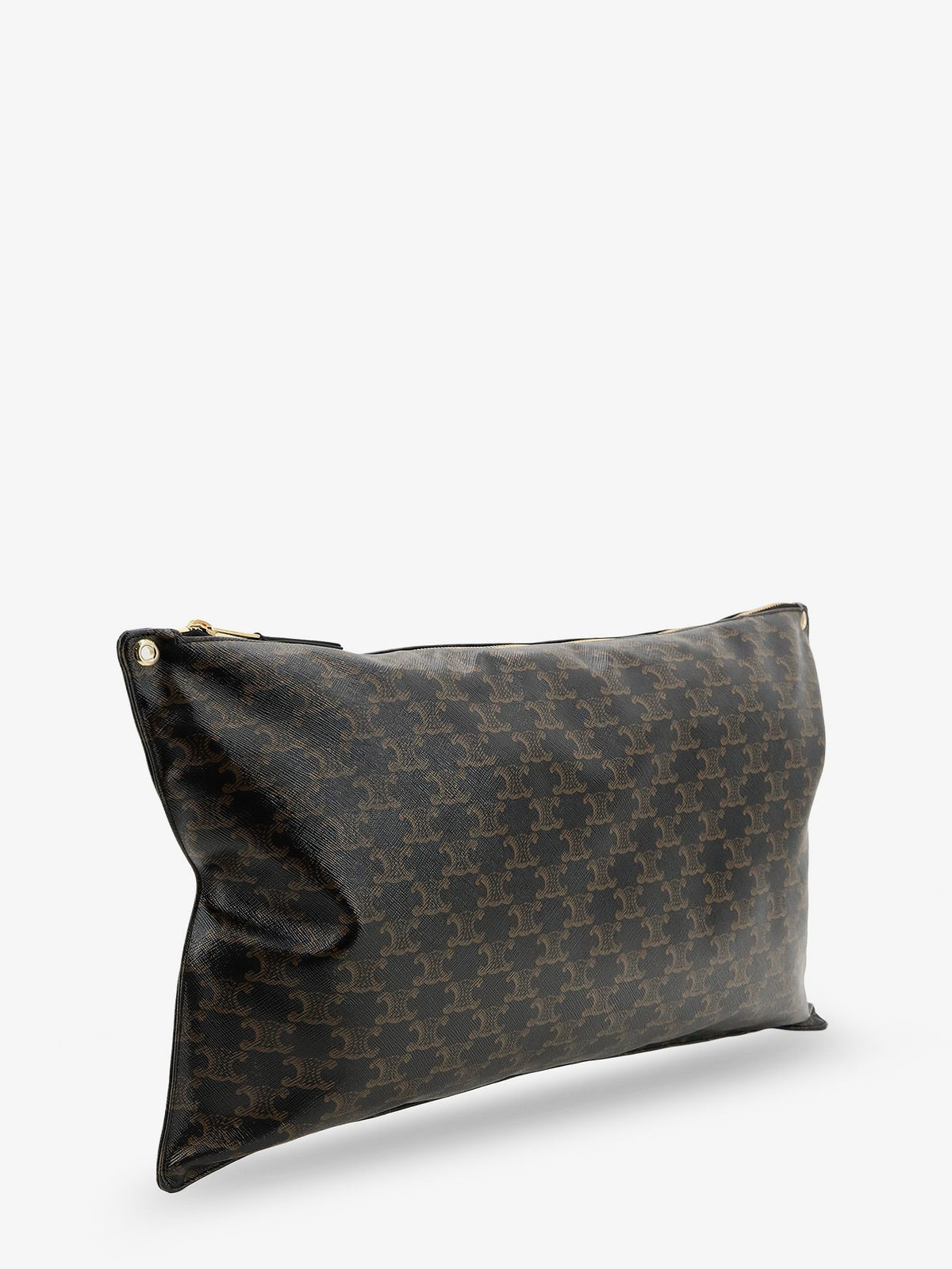 Celine Women Pillow Bag Triomphe Canvas Maxi Clutch CELINE