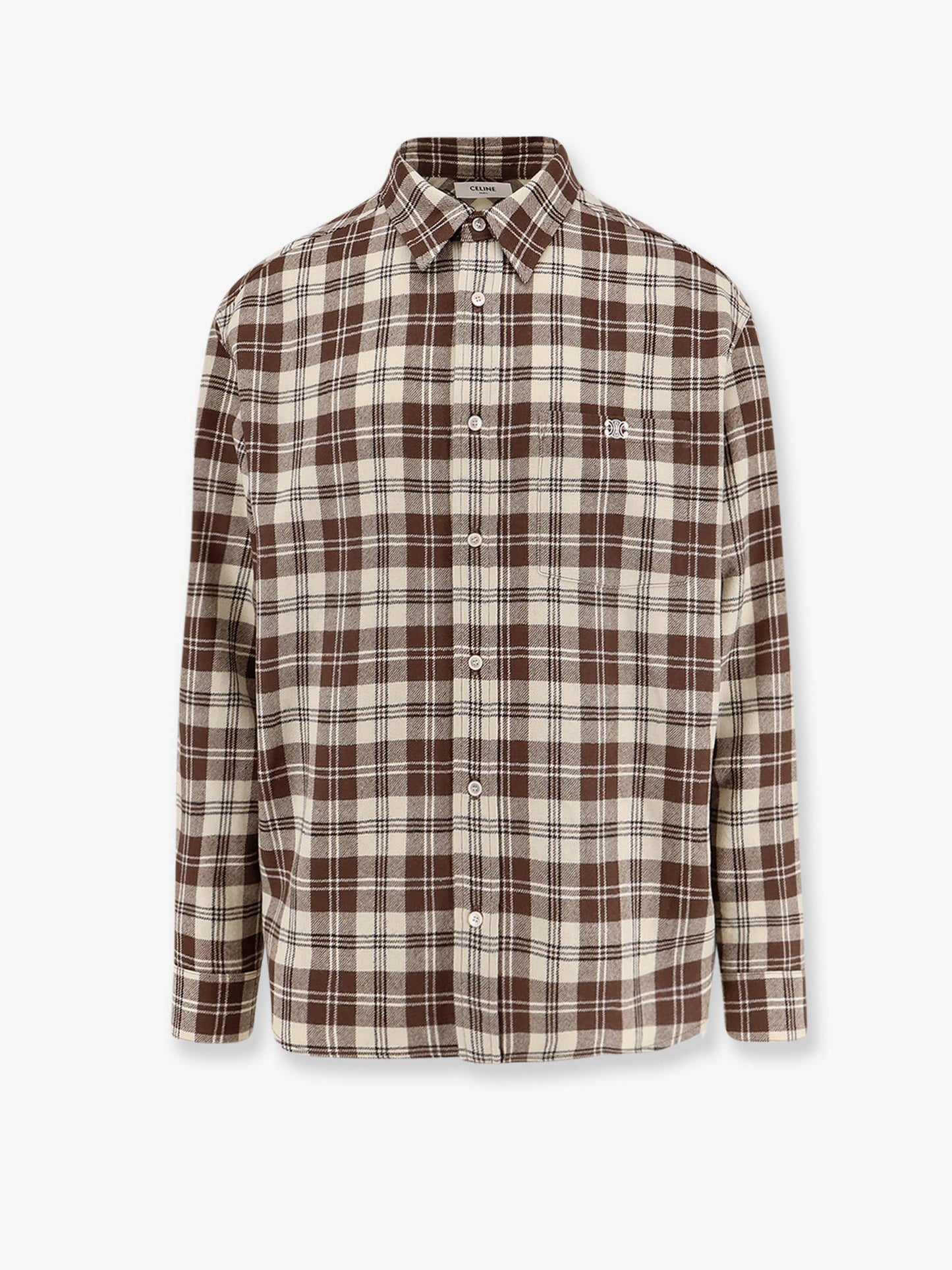 Celine Men Madras Wool Shirt CELINE