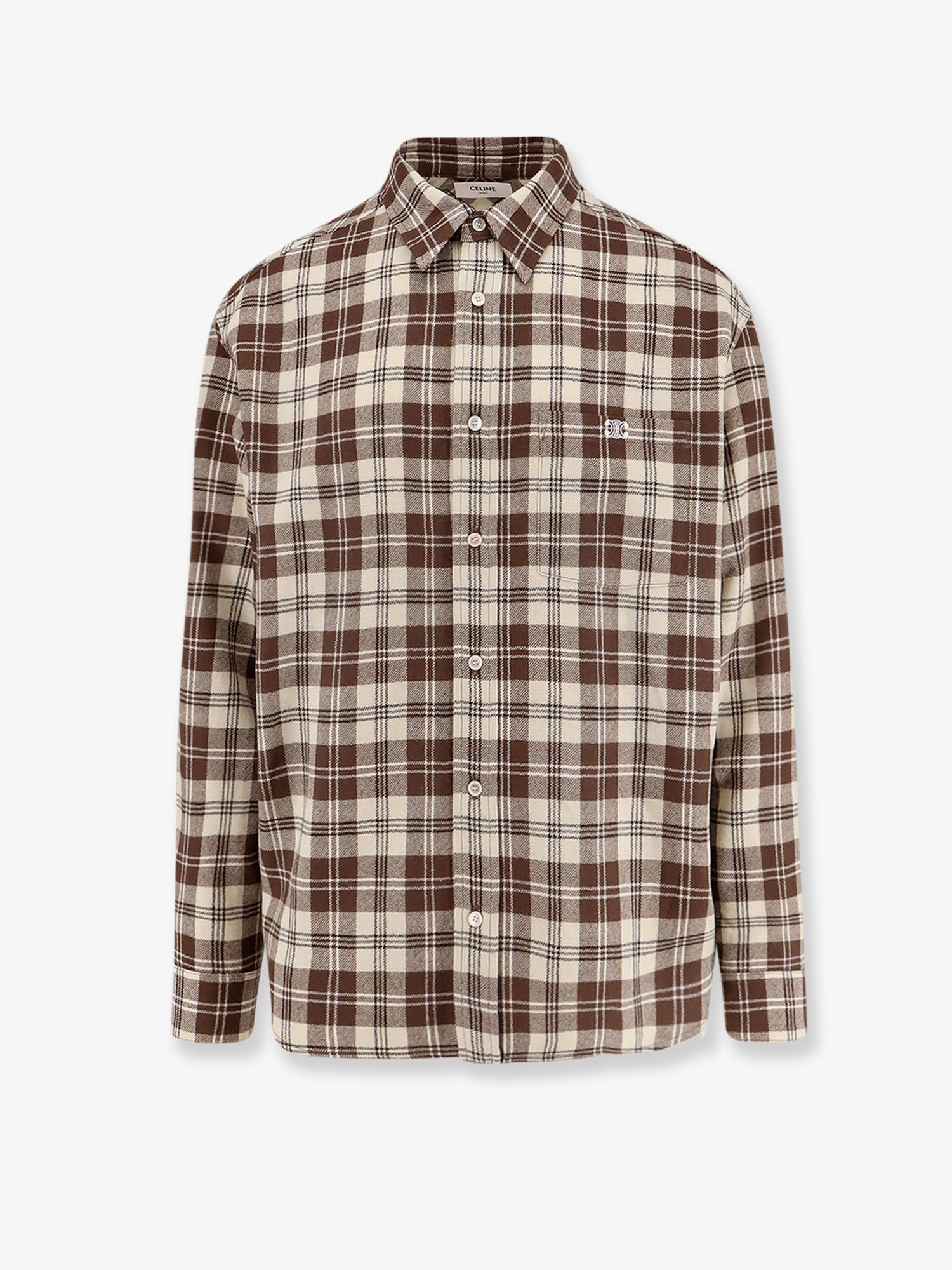 Celine Men Madras Wool Shirt CELINE