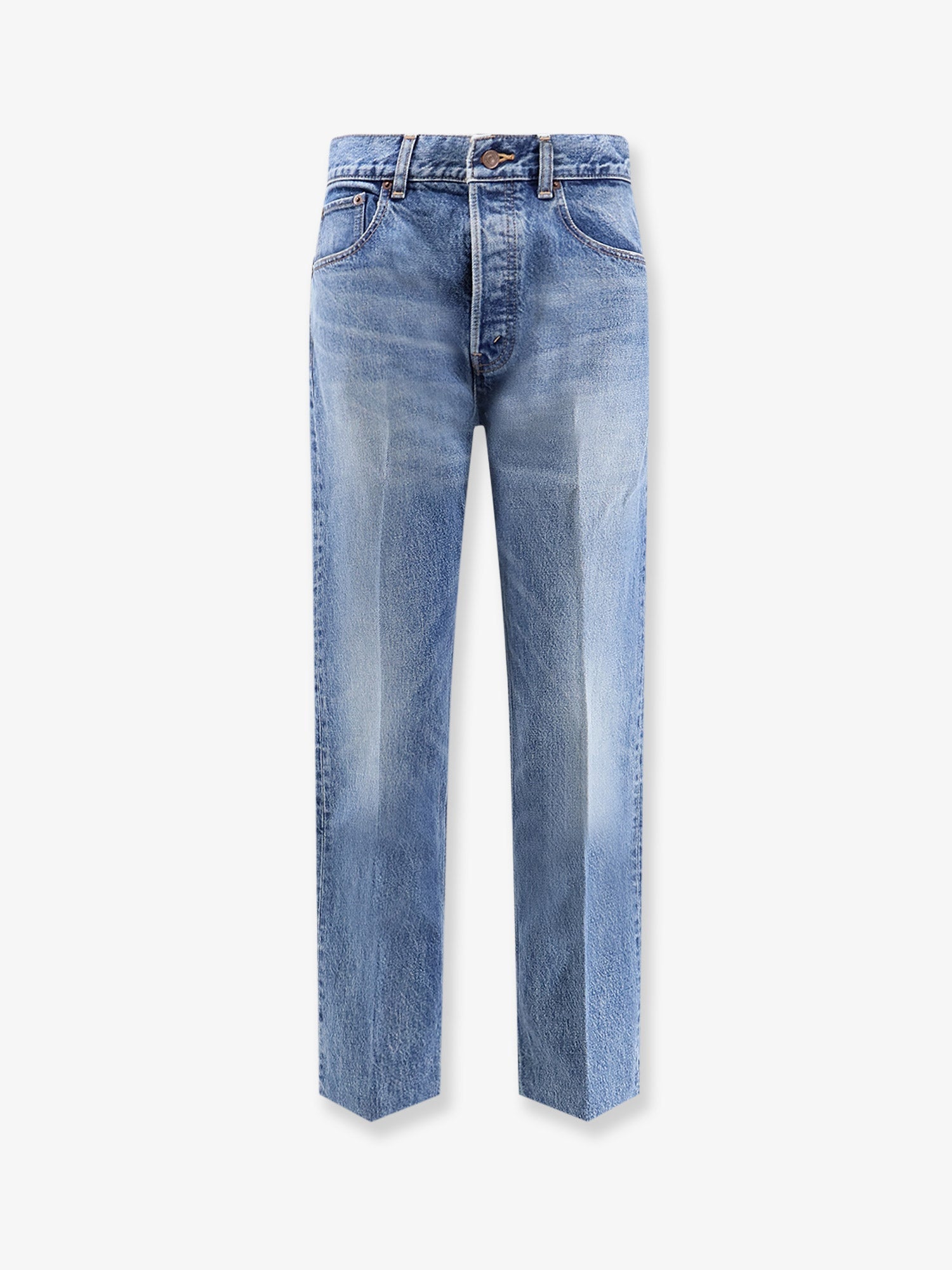Celine Women Boyfriend Jeans With Logo Tag CELINE