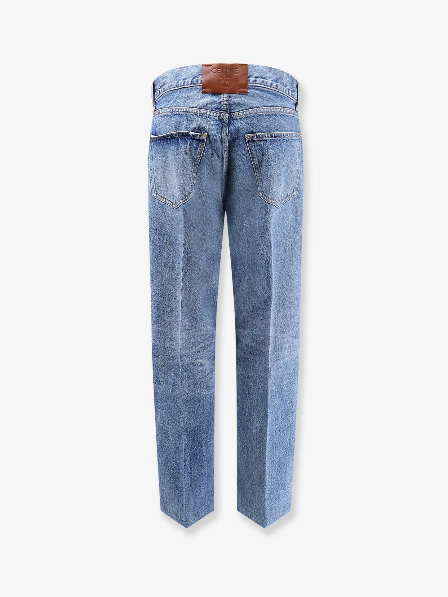 Celine Women Boyfriend Jeans With Logo Tag CELINE