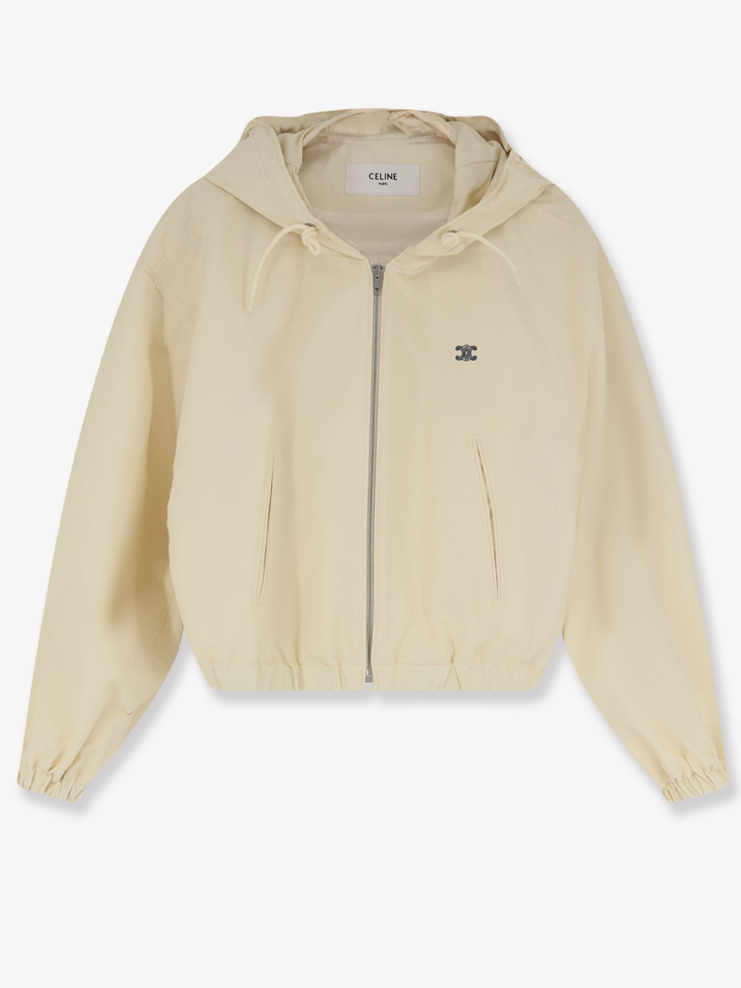 Celine Women Cotton Blend Jacket With Logo CELINE