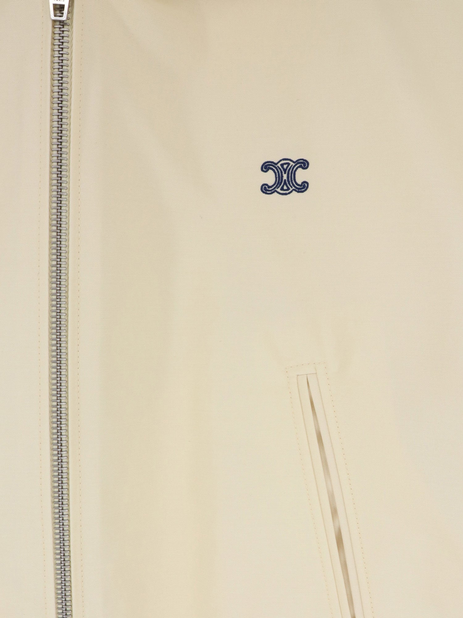 Celine Women Cotton Blend Jacket With Logo CELINE