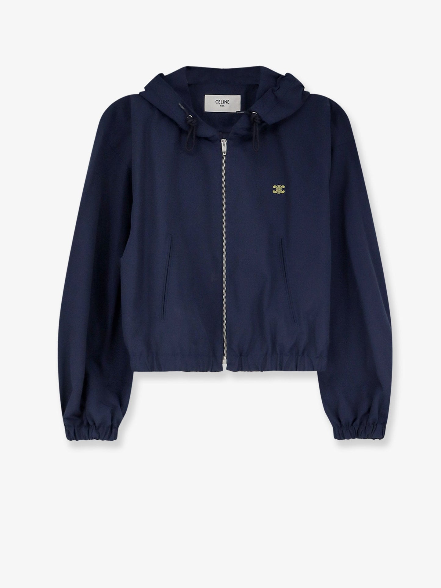 Celine Women Cotton Blend Jacket With Logo CELINE