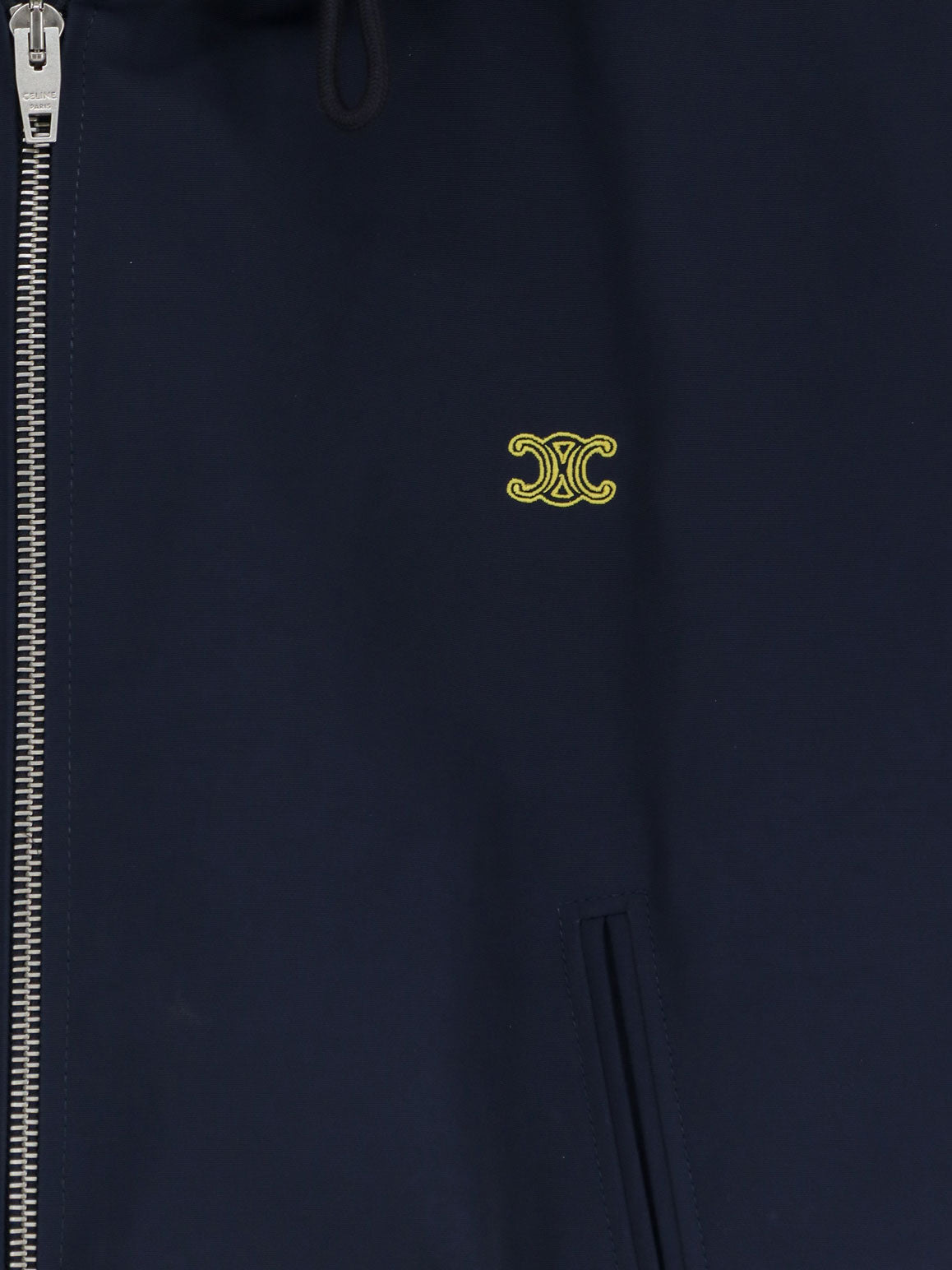 Celine Women Cotton Blend Jacket With Logo CELINE