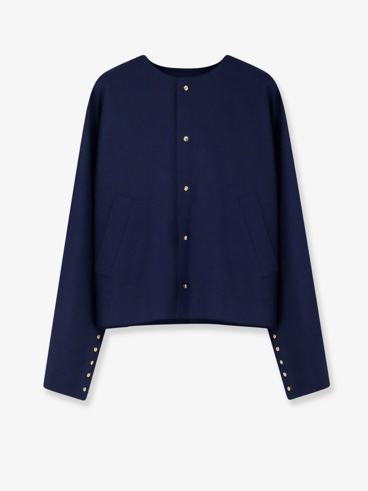 Celine Women Cotton Blazer With Printed Lining CELINE