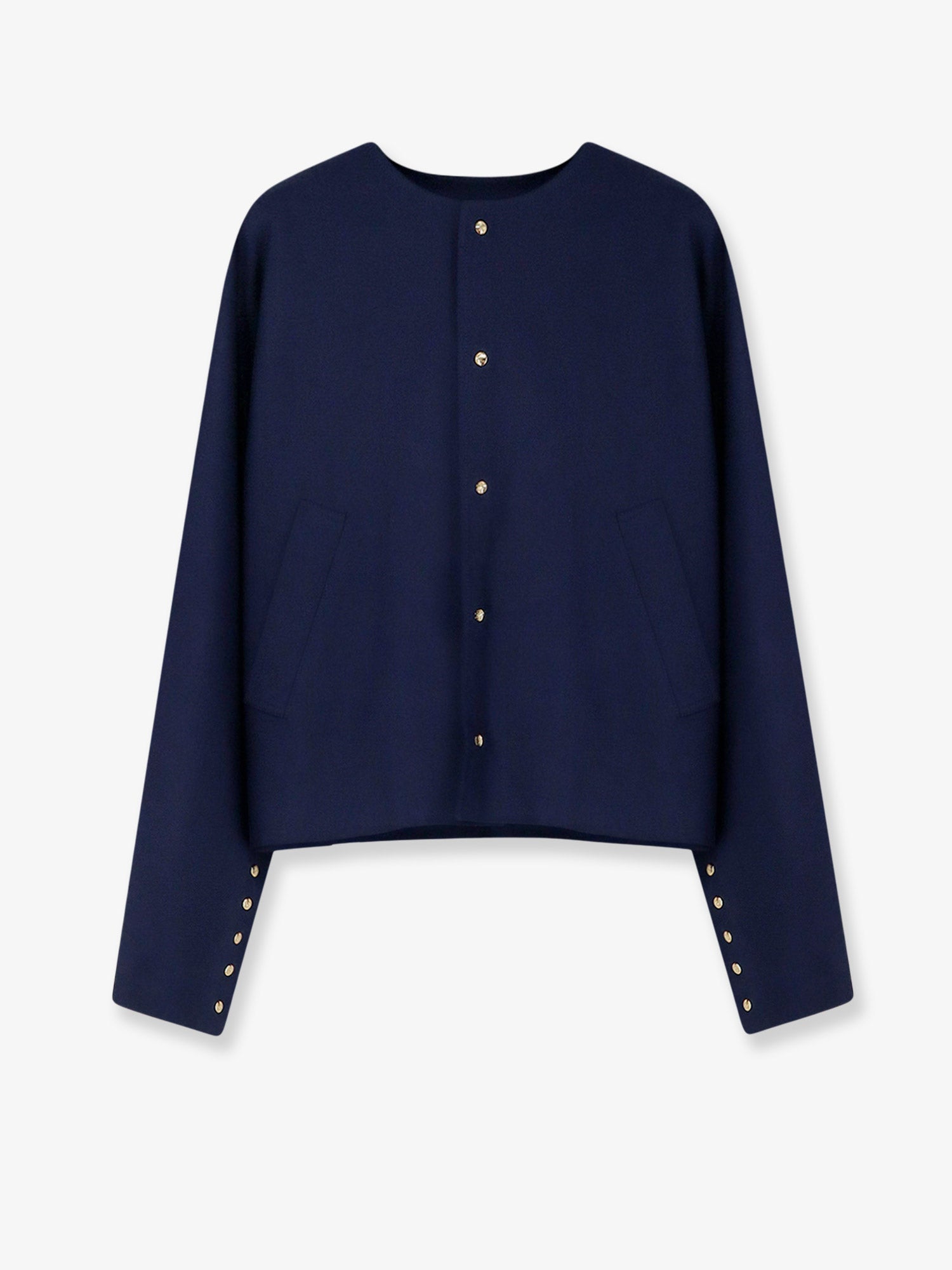 Celine Women Cotton Blazer With Printed Lining CELINE