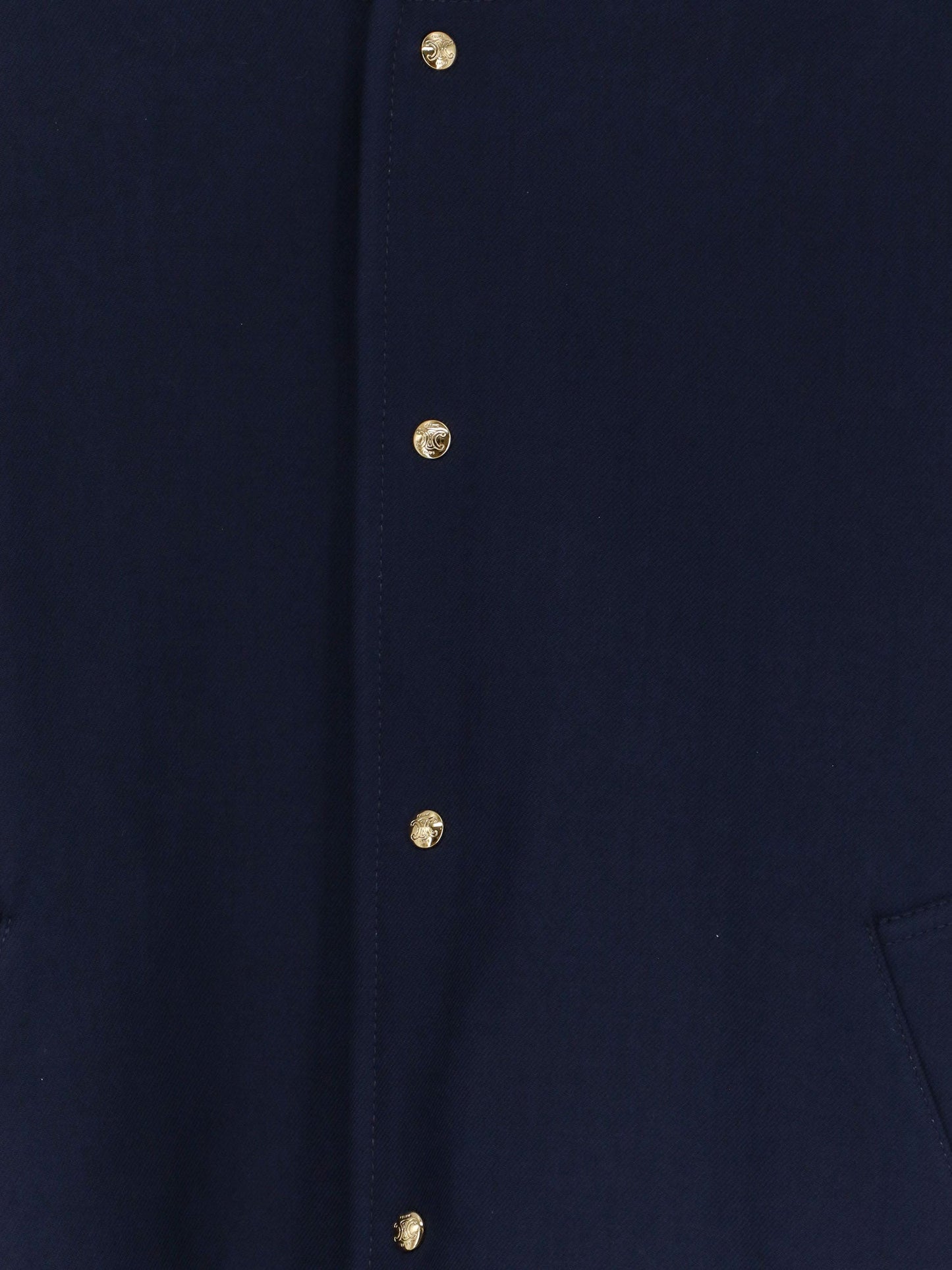 Celine Women Cotton Blazer With Printed Lining CELINE