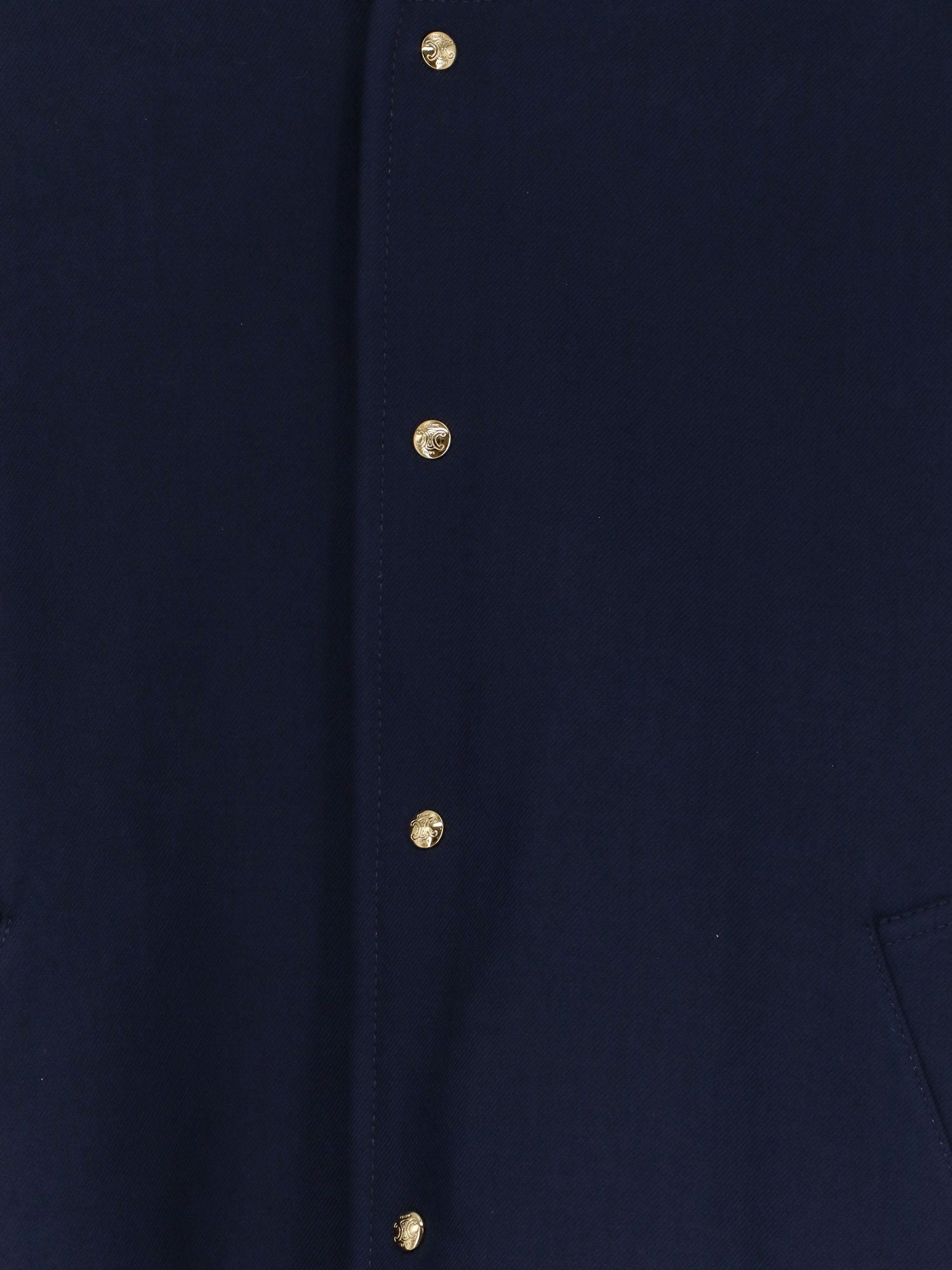 Celine Women Cotton Blazer With Printed Lining CELINE