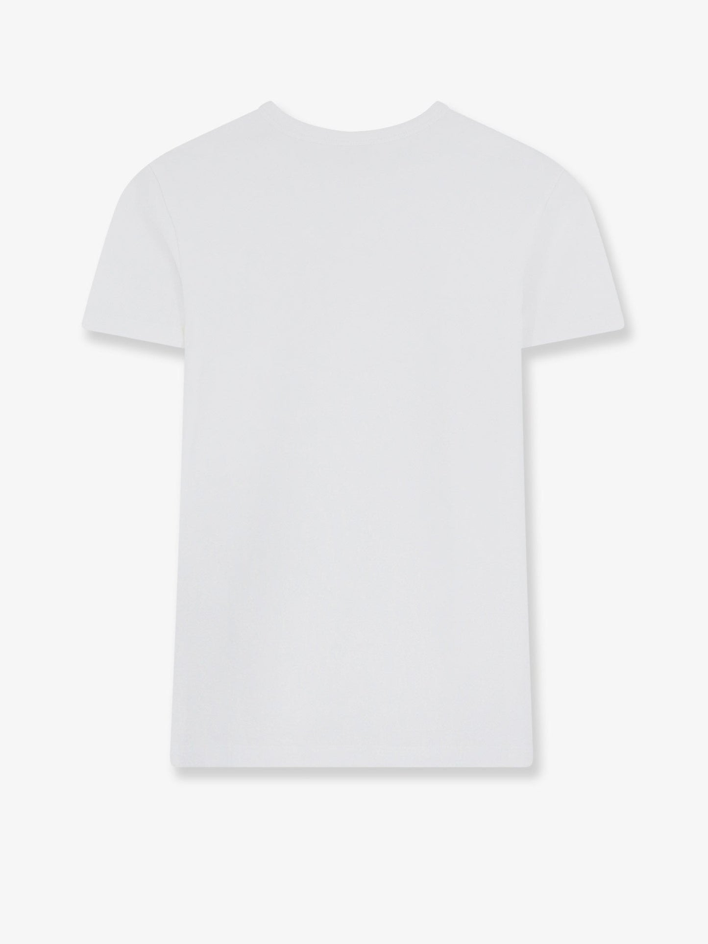 Celine Women Cotton T-Shirt With Front Lettering Logo Print CELINE