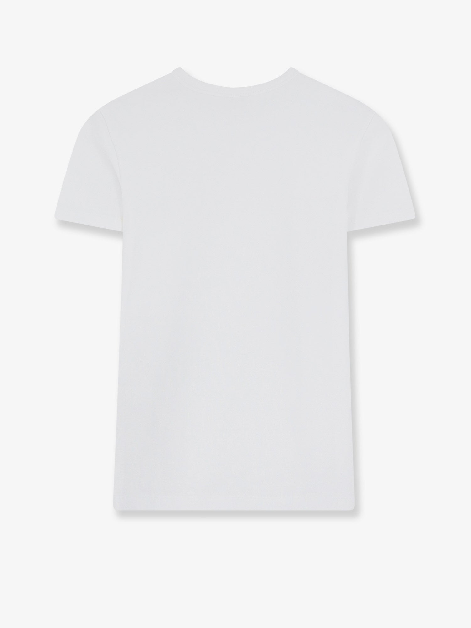 Celine Women Cotton T-Shirt With Front Lettering Logo Print CELINE
